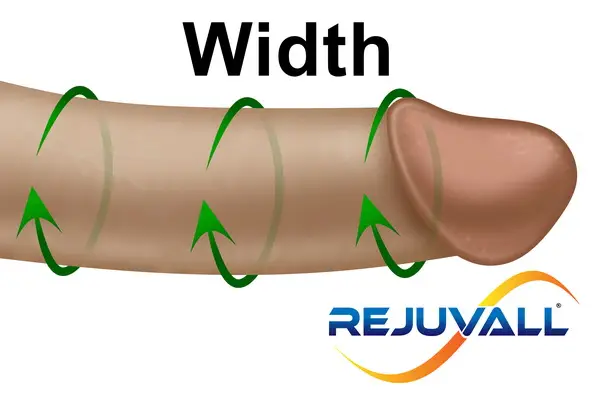 more penile width after thickening infographic