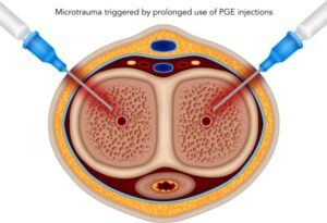 PGE injections ED studies
