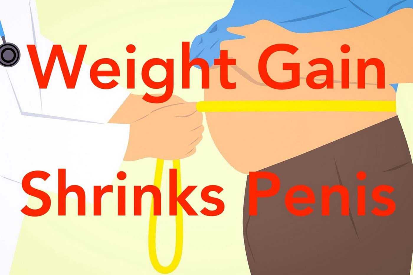 Penile shrinkage after weight gain loss