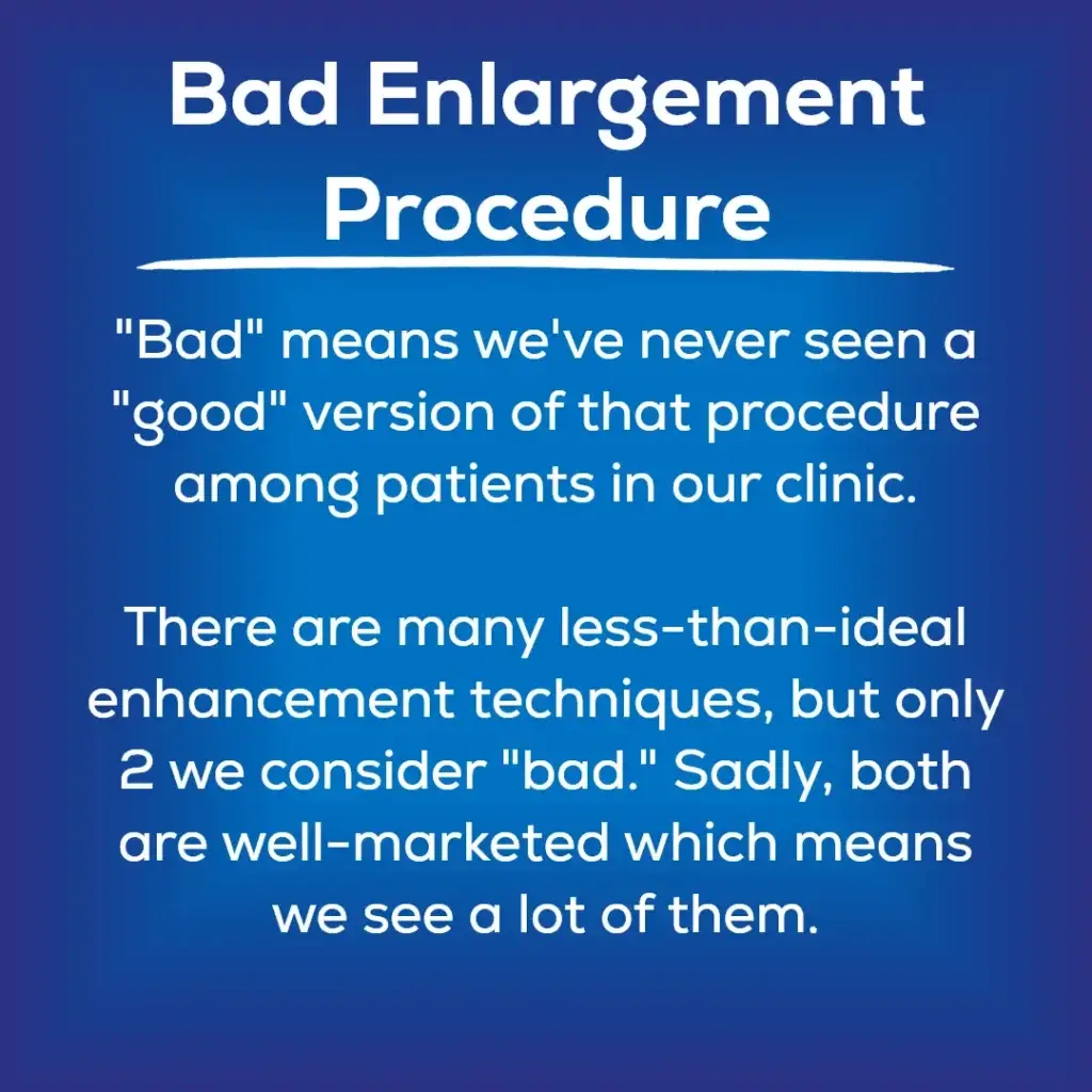 bad enlargement procedure