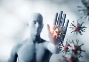 Chronic immune reaction and granuloma formation caused by injected silicone oil