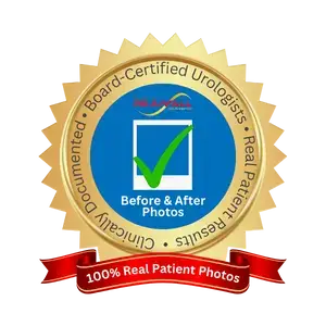 seal showing that Rejuvall has a gallery of real patient before and after penis enlargement photos